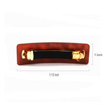 Brun 3 1/2" Barrette