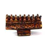 leopard print hair claw